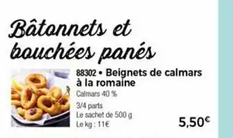 Thiriet Beignets De Calmars a la Romaine offre