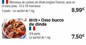 Thiriet Osso Bucco De Dinde offre
