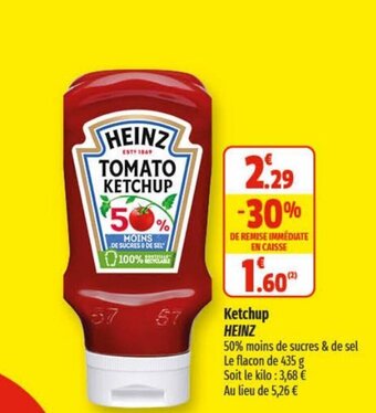 Coccinelle Supermarché Ketchup HEINZ offre