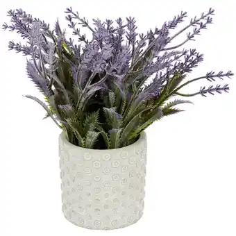 Action Lavande artificielle en pot offre