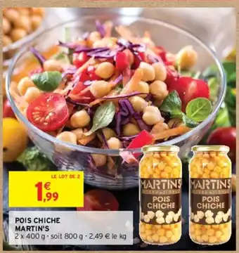 Intermarché POIS CHICHE MARTIN'S offre