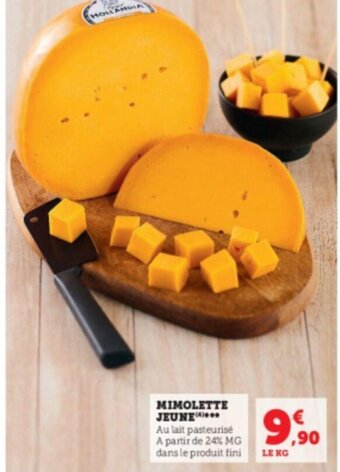Super U MIMOLETTE JEUNE offre
