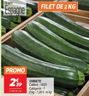 Netto COURGETTE offre