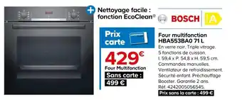 Four multifonction HBA553BAO 71 L