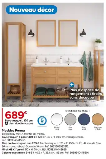 Castorama Meubles Perma offre