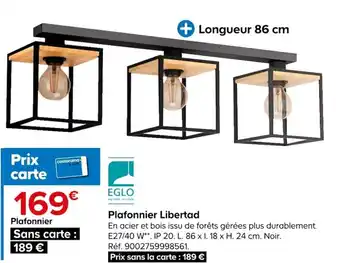 Castorama Plafonnier Libertad offre
