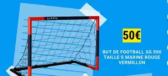 BUT DE FOOTBALL SG 500 TAILLE S MARINE ROUGE VERMILLON