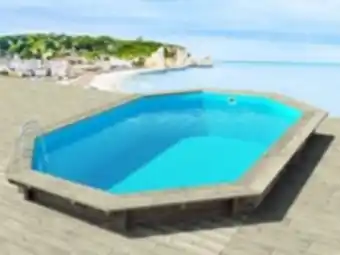 E.Leclerc Brico Piscine bois bora 5.86 x 3.86 x 1.30 m offre