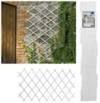 E.Leclerc Brico Treillis extensible blanc| composite pvc 1200g/m2| dimensions 1x2 m offre