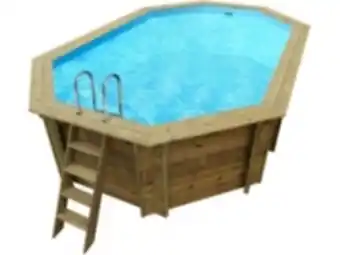 E.Leclerc Brico Piscine bois cordoue - 3.48 x 2.15 x 1.18 m offre