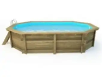 E.Leclerc Brico Piscine bois miami - 4.86 x 3.36 x 1.20 m offre
