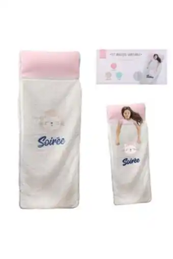 TATI Lit gonflable enfant soiree pyjama 160x60cm offre