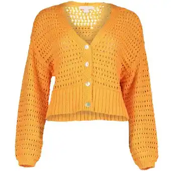 Cardigan with ajour pattern