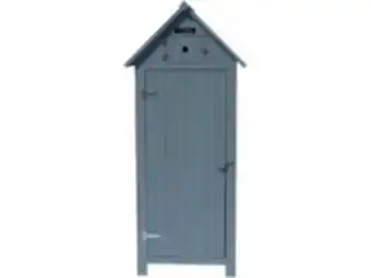 E.Leclerc Brico Armoire de jardin cabanon - 77 x 54.5 x 179 cm - bleu ciel offre