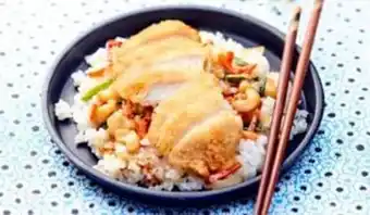 Picard Poulet karaage, riz et légumes cuisinés offre
