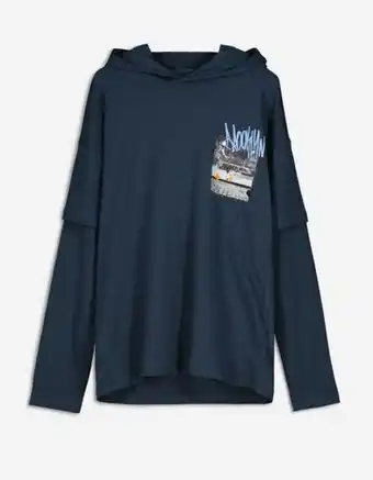 Garçons t-shirt à manches longues - capuche