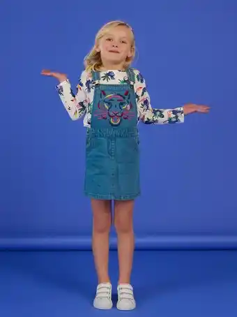 Robe salopette en jean
