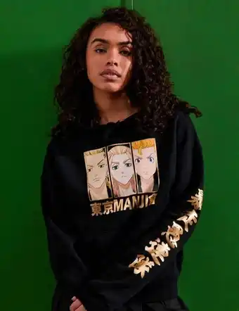 Sweat tokyo revengers noir et doré