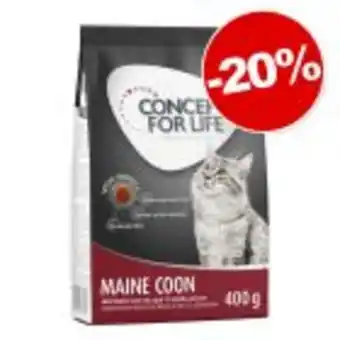 Zooplus Croquettes concept for life 400 g pour chat : 20 % de remise ! offre