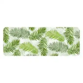 Maxi Bazar Tapis rectangle 45x120 cm mousse green feuilles offre