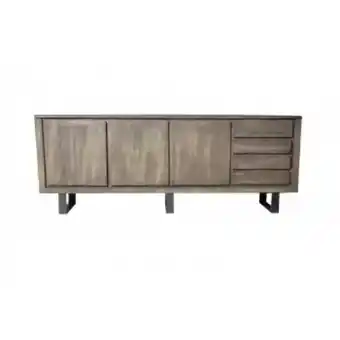Buffet bas 3 portes 4 tiroirs | manguier new york