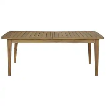 Maisons du Monde Table de jardin extensible en bois d'acacia massif 8/12 personnes offre