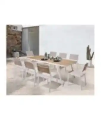 Table de jardin - aluminium - 200 cm - valkyrie