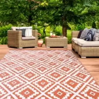 E.Leclerc Brico Idmarket tapis extérieur bahamas terracotta 180 x 280 cm offre