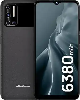 Amazon Doogee telephone portable débloqué 4g, n40 pro android 11 smartphone, 6380mah, 6,52 pouces conception en cuir, 20mp+16mp, ... offre