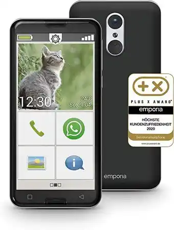 Amazon Emporiasmart.3 | téléphone portable 4g volte | smartphone senior sans contrat | téléphone portable avec bouton d'appel d'u... offre