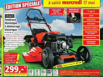Norma Tondeuse thermique à démarrage électrique offre