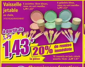 Norma Vaisselle offre