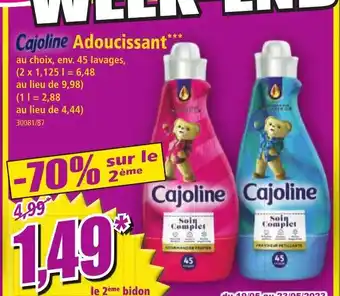 Norma Cajoline Adoucissant*** offre