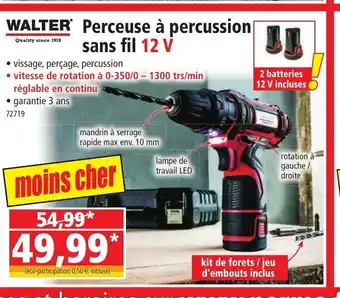 Norma WALTER Perceuse à percussion offre