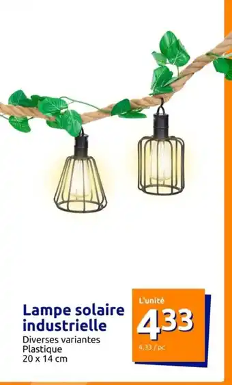 Action Lampe industrielle 433 offre