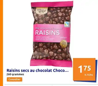 Action Raisins secs au chocolat Choco... offre