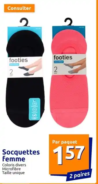 Action Socquettes femme offre