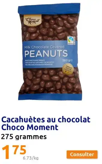 Action Cacahuètes au chocolat Choco Moment offre