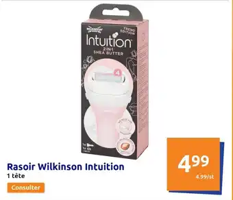 Action Rasoir Wilkinson Intuition offre