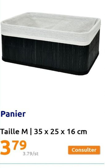 Action Panier offre