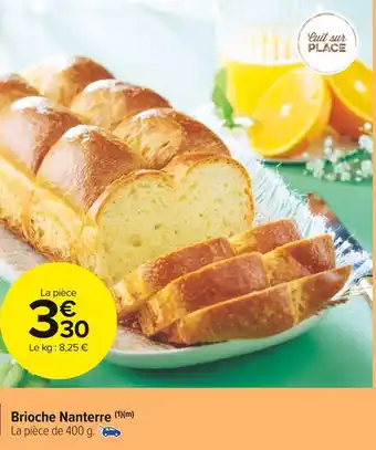 Carrefour Market Brioche nanterre offre