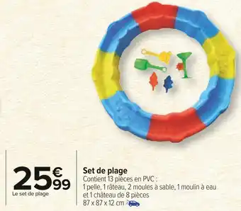 Carrefour Market Set de plage offre