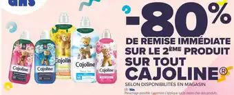 Carrefour Market Cajoline -80% de remise immédiate sur le 2ème produit sur tout cajoline offre