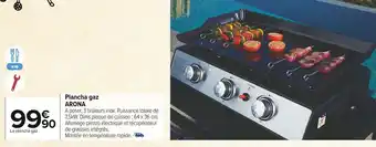 Carrefour Market Arona plancha gaz offre