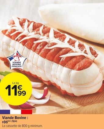 Carrefour Market Viande bovine : rôti offre