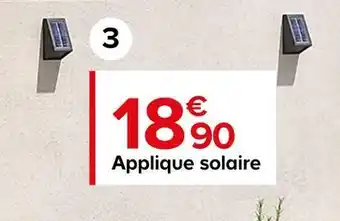 Castorama Goodhome applique solaire plevna offre