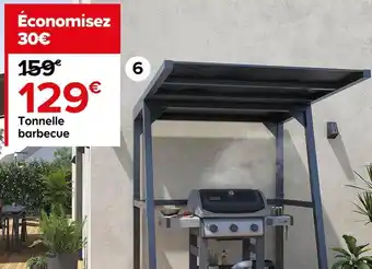 Castorama Tonnelle pour barbecue offre
