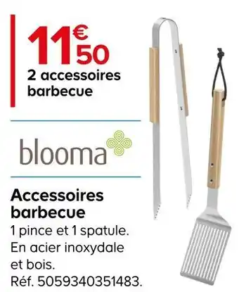 Castorama Blooma accessoires barbecue offre