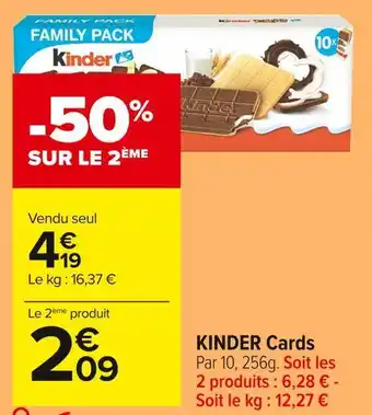 Kinder cards kinder cards