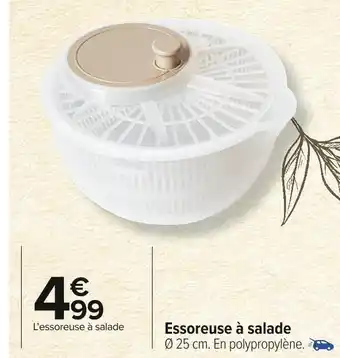 Carrefour Market Essoreuse à salade offre